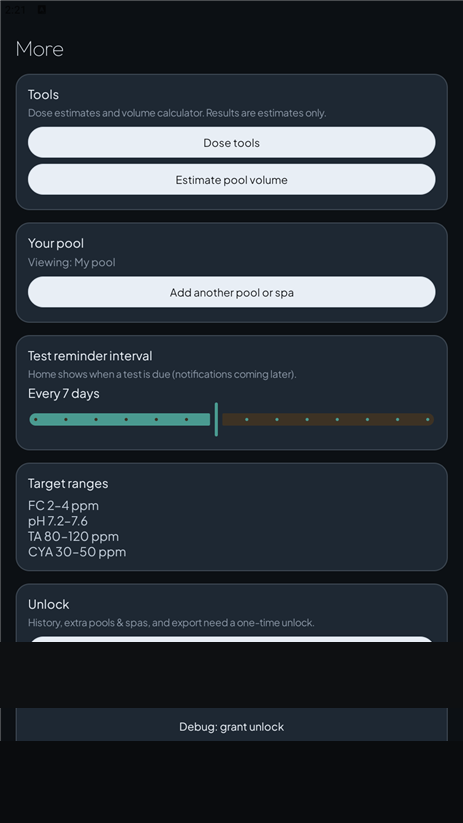 ClearDip screenshot